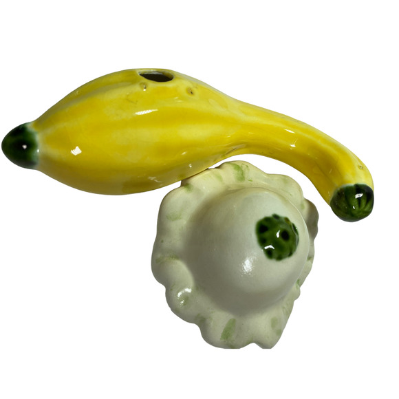Vintage Mexican Ceramic Squash Lot Home Kitchen Table Decor - Picture 3 of 3